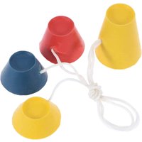 Golf Tees Winter Rubber Golfs Tees with Different Heights 4Pcs Multicolor Golf Rubber Tees Driving for Frosty Days