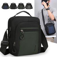 Men's Waterproof Casual Shoulder Bag Multi-Functional Outdoor Crossbody Bag