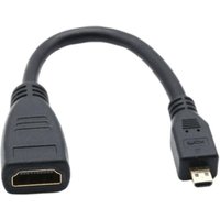 Micro Cable Micro To Female Adapter Cable For Raspberry Pi 5/Pi 4 For GoPro Hero 7 6 For Sony A6000 Camera HDTV