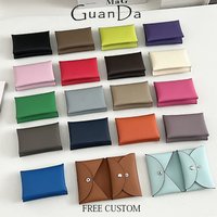 Luxury Fashion Split Leather Coin Purse Casual Woman Man Simple Card Holder Genuine Leather Lady Cute Short Wallet Dropship Gift