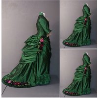 Vintage costume Renaissance Victorian bustle dress ball gown Civil War Southern Belle Ball gown dress