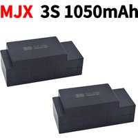 2Pcs 3S 11.1V 1050mAh Rechargable Lipo battery Charger Set For MJX Hyper Go H16H 16207 16208 16209 16210 1/16 RC trucks Cars