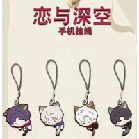 4Pcs/Set Game Love and Deepspace Xavier Zayne Rafayel ralayo Sylus Phone Chain Cute Phone lanyard Decoration Christmas Gift