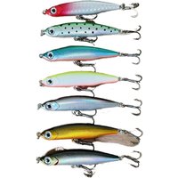 1Pcs 5cm 3.5g Sinking Pencil Fishing Lure Shimmering Wobblers Artificial Metal Hard Bait Jig 3D Eyes Trout Fishing Tackle