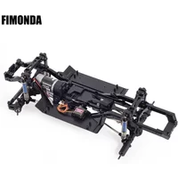 313mm Wheelbase RC Crawler Chassis Frame Builders Kit with 2-Speed Transmission 35T 550 Motor for TRX4 D90 DIY Upgrade