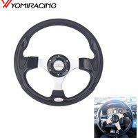Car Sport Steering Wheel Racing Type High Quality Universal 13 Inches 320MM Aluminum PU 3Color Modified Auto Styling