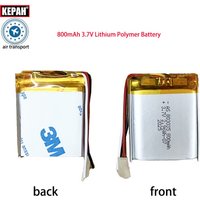AliExpress KEPAH 3.7V, 803035 800mah Polymer lithium battery,for MP3,MP4,MP5,GPS,radio,power bank,mini speakers,bicycle taillights,LED lights,fan