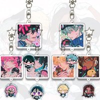 Alien Stage Acrylic Keychain Creative Decor Cartoon Ivan Till Mizi Sua Keyring Bag Pendant Luka Hyuna Cartoon Birthday Gift