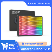 amaran Pano 120c Kit Full-Color Panel Light 2300K-10000K Professional Short Video Outside Shooting Photography Light by Aputure