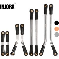 INJORA Stainless Steel High Clearance 4 Links Set Upgrade Parts For 1/24 RC Crawler Axial SCX24 Deadbolt B17
