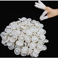20/100/200Pcs/bag Disposable Latex Rubber Finger Cots Fingertips Protector Finger Covers Nail Practice Hand Protector Cots