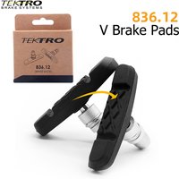 AliExpress NONE TEKTRO 836.12 Bike Brake Pads for V-Brake, Quiet Wear-Resistant Brake Shoes for Mountain Bike Bicycle Aluminum Rim Bicycle Parts