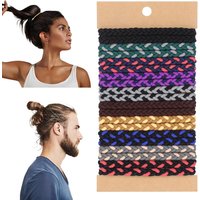 10pcs Boho Hair Ties Bracelets No-Damage Hair Elastics Band Ponytail Holders for Girls Women Man Thick/Thin Accessories Gift