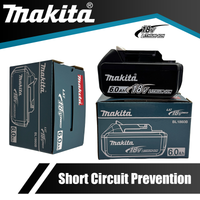 Lithium-ion Rechargeable Power Tool Battery Original 18V 6.0Ah Makita Charger and DGA404 DTD173 TWO04G DTW700 High-Quality