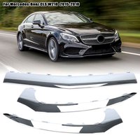 for Mercedes-Benz W218 CLS 2015 2016 2017 2018 Front Bumper Trim Strip Chrome Moulding Lip CHROME TRIM Cover accessories
