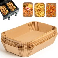 Einweg-Luftfritteusen-Papier, antihaftbeschichtet, für Küche, Backen, Airfryer-Matte, ölbeständig, Mikrowelle, Grillunterlage, Backpapier, Liner-Zubehör