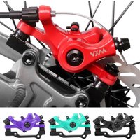 AliExpress NONE Bicycle Disc Brake Caliper 160mm/140mm Front/rear Line Pulling Disc Brake Aluminum Alloy Mechanical Brakes Calipers MTB Part