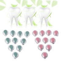 10PCS Dental Tooth Polishing Paste Teeth Whitening Polish Grit Mint Flavor Drop Shipping