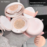 Cappuvini Air Cushion BB Cream - Moisturizing Foundation Concealer Oil-Control Waterproof Full Coverage Face Cosmetics