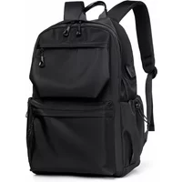 Men's Waterproof Polyester Backpack - Large Capacity Travel & School Laptop Bag