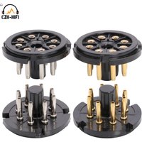 OCTAL TUBE BASE 8pin Gold Tin plated vacuum tube Octal sockets base for Guitar audio amplifier 1PC