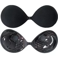 Palm Invisible Push Up Bra Women Backless Strapless Bra Seamless Front Closure Bralette Underwear Silicone Self-Adhesive Bra Pad
