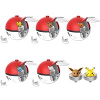 Pokemon Figure Battle Spinning Top Pikachu Pokeball Charmander Squirtle 5 Styles Pvp Interactive Game Children's Birthday Gifts
