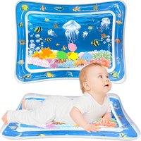 1pc Inflatable PVC Baby Playing Water Mat White Jellyfish Toddler Pad Kids Early Education Activity Toys Mat Cushion Kids Gift