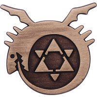 Fullmetal Alchemist logo enamel pin badge anime jewelry