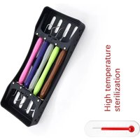 Dental Composite Filling Instruments LM Arte Set - Silicone Handle Kit with Resin Filling Spatulas, for Aesthetic Restoration