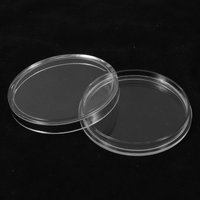 10pcs Coin Capsules For 60mm Medal Clear Badge Box Round Transparent Coin Holder Airtight Coin Capsules Organizer Storage Case