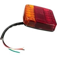 20-LED 12V Waterproof Rear Tail Light, Durable Warning Lamp for Car Truck Trailer and Caravans