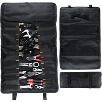 Tool Roll Bag, 23 Pocket Tool Bag, Portable Multi Tool Roll Bag, Tool Kit Roll Organizer, Screwdriver Wrench Roll Tool Storage