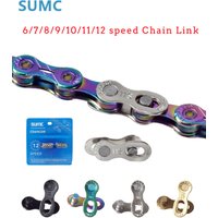 AliExpress SUMC Bicycle Quick Link Chain 12v 11v 10v 9v 8v Bike Paired Chain Joints Magic Buttons Current Power Link 6/7/8/9/10/11/12 Speed