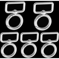 5Pcs 13-38mm Metal Swivel Lobster Clasp Bag Strap Spring Snap Buckle Carabiner Keychain Webbing Clasps DIY Accessories