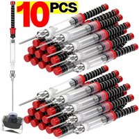 1-10PCS Fountain Pen Ink Absorber Spring Filler for Converters Stationery Ink Syringe Device with Connector for Fountain Pens