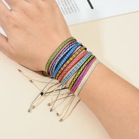 2025 Cloth Braided Wristband Bracelets for Women Friendship Jewelry Hand Woven Bracelet from Colombia Hippie Boho Pulseras