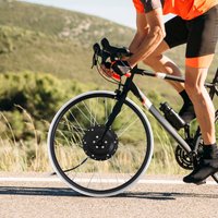 Vorderrad-Elektrofahrrad-Umbausatz 20 Zoll 36V 250W LED Bürstenloser Motor PAS Tretunterstützungssensor Aluminium Eisen Kupfer Stahl Lackiert Rostfrei Langlebig 26,72 mph Für Fahrrad-Upgrade