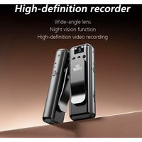 2K Mini WiFi Camera Portable Pocket Body Cams Loop Recording Cycling Video Recorder infrared Night Rotating Clip-on Camera