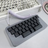 Painxx28 Portable Mini Keyboard 3D Print Case Single Mode Wired Mechanical Keyboard Ergonomics Hot Swap Kit QMK/VIAL Game Gift