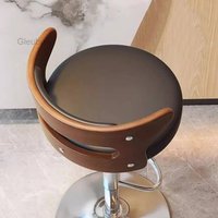 Premium Vintage Classic Bar Chair Luxury Minimalist Ergonomic Bar Chair Adjustable Trendy Taburetes De Bar Home Furniture