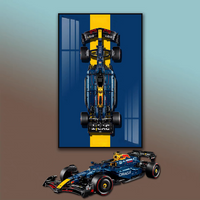 NEW Wall Mount Display box Photo Frame Suitable for LEGO 42206 RB 20 - F1 building block car model Display Wallboard No Car