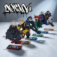 Gachiakuta New Draw 15CM Double Sided Acrylic Stand Keychain 2026 New Anime Stand Rudo Enjin Riyo Zanka Desk Decor Gift For Fans