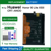 Brand new 4500mAh HB416594EGW Battery For Honor 90 Lite X50i CRT-AN00 Mobile Phone batteria Battery +Free Tools
