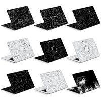 Black Cover Laptop Skin Stickers Notebook Film Vinyl Sticker 12"13"14"15.6"17"for HP/Macbook/Acer/Msi Originality Decorate Decal