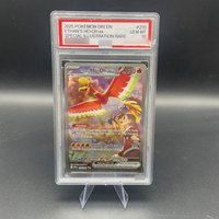 DIY Anime PTCG 2025 ETHAN'S HO-OH ex English version Rating Card Collection Card 10Points Rating Card Anime Game Card Gift