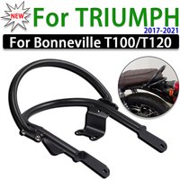 Motorcycle Rear Seat Passenger Handle Rear Pillion Armrest Grab Tail Bar For TRIUMPH Bonneville T120 T100 2017 - 2021 2020
