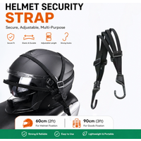 Motorcycle Helmet & Luggage Fixing Strap – High-Elasticity Adjustable Elastic Cord (60cm/90cm) for E-Bike & Bike
