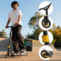 Leichter Freestyle-Scooter aus Aluminium 678 x 544 x 812 mm mit ABEC-9-Lagern, verstärkter Decke und robustem Lenker, ideal für Kinder, Jugendliche und Erwachsene, geeignet für Figuren, Tricks und
