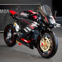 High-Speed Racing Motorcycle MOC Building Blocks Set 1:8 DIY Bricks Model Kit for Adults STEM Educational Toys Gifts 426pcs